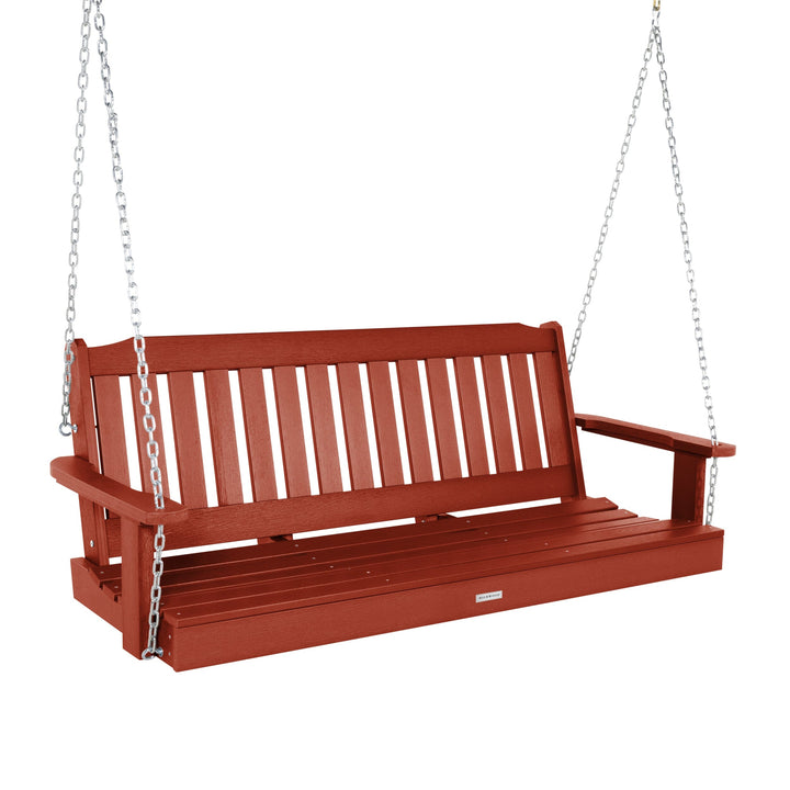 Lehigh Porch Swing - 5ft BenchSwing Highwood USA Rustic Red 