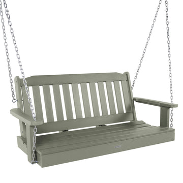 Lehigh Porch Swing - 4ft BenchSwing Highwood USA Eucalyptus 