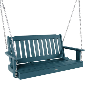 Lehigh Porch Swing - 4ft BenchSwing Highwood USA Nantucket Blue 