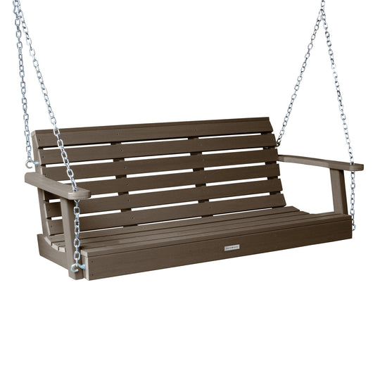 Weatherly Porch Swing - 5ft BenchSwing Highwood USA Weathered Acorn 