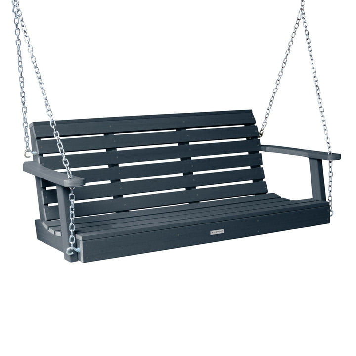 Weatherly Porch Swing - 5ft BenchSwing Highwood USA Federal Blue 