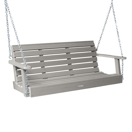 Weatherly Porch Swing - 5ft BenchSwing Highwood USA Harbor Gray 