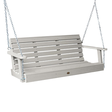 Refurbished 5ft Weatherly Porch Swing BenchSwing Highwood USA Harbor Gray 