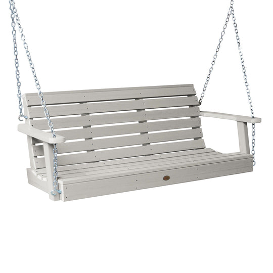 Refurbished 5ft Weatherly Porch Swing BenchSwing Highwood USA Harbor Gray 