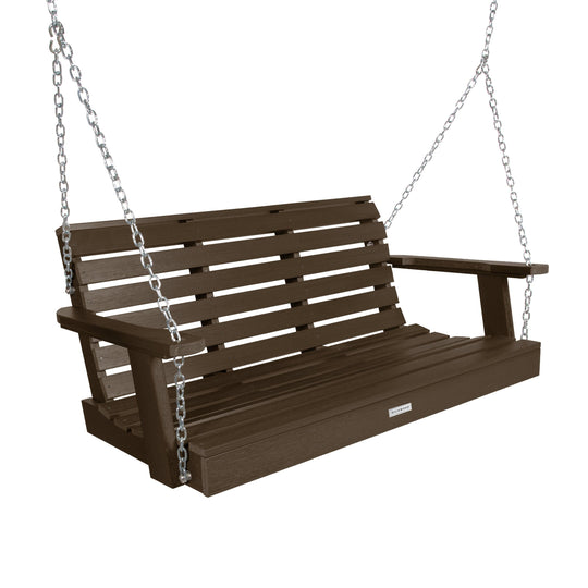 Weatherly Porch Swing - 4ft BenchSwing Highwood USA Weathered Acorn 