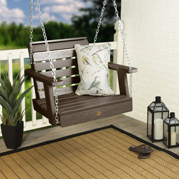 Refurbished Weatherly Single Seat Swing BenchSwing Highwood USA 