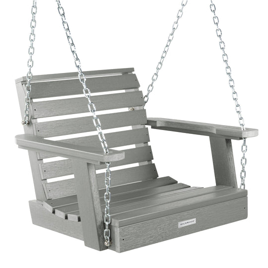Weatherly Single Seat Swing BenchSwing Highwood USA Coastal Teak 
