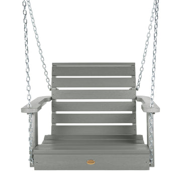 Refurbished Weatherly Single Seat Swing BenchSwing Highwood USA 