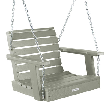 Weatherly Single Seat Swing BenchSwing Highwood USA Eucalyptus 