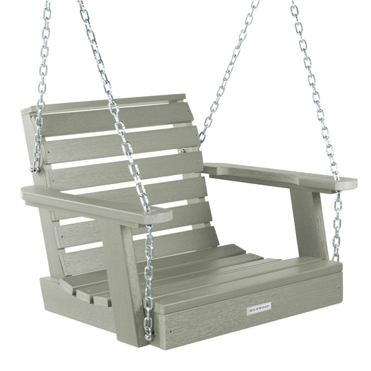 Weatherly Single Seat Swing BenchSwing Highwood USA Eucalyptus 