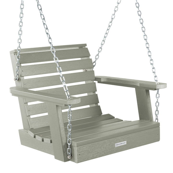 Weatherly Single Seat Swing BenchSwing Highwood USA Eucalyptus 