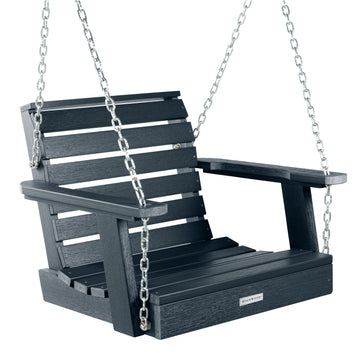 Weatherly Single Seat Swing BenchSwing Highwood USA Federal Blue 