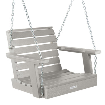 Weatherly Single Seat Swing BenchSwing Highwood USA Harbor Gray 