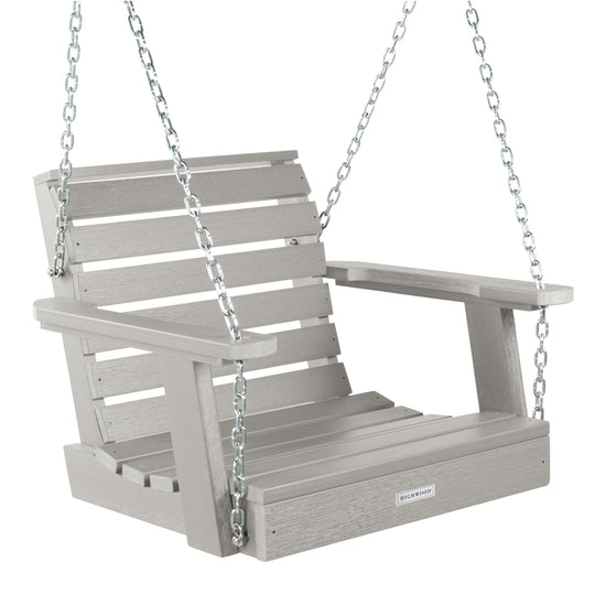 Weatherly Single Seat Swing BenchSwing Highwood USA Harbor Gray 