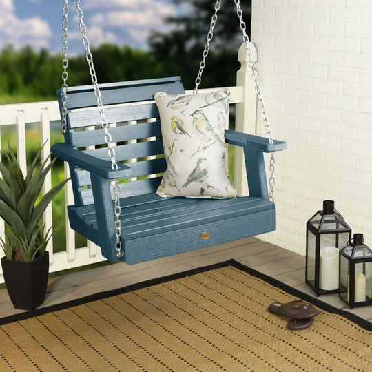 Refurbished Weatherly Single Seat Swing BenchSwing Highwood USA 