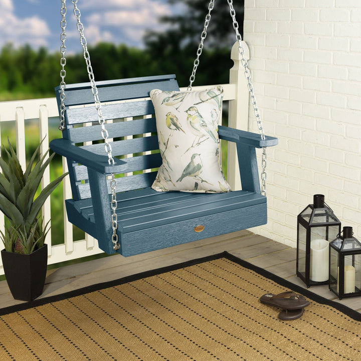 Refurbished Weatherly Single Seat Swing BenchSwing Highwood USA 