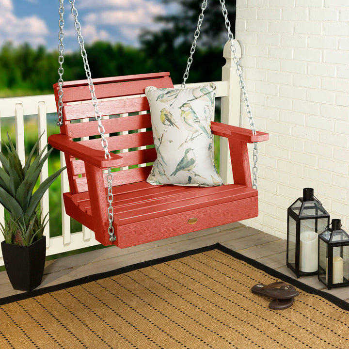 Refurbished Weatherly Single Seat Swing BenchSwing Highwood USA 