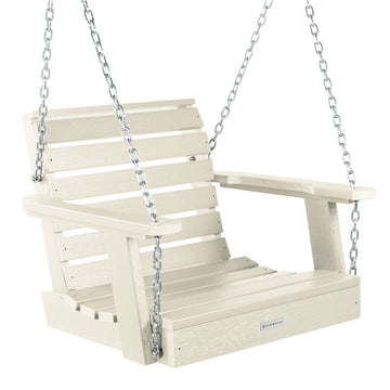 Weatherly Single Seat Swing BenchSwing Highwood USA Whitewash 