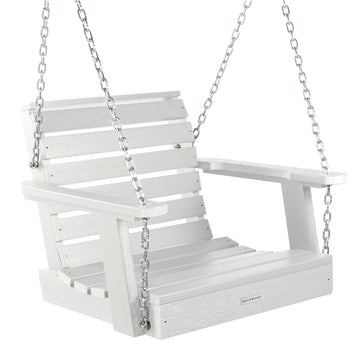 Weatherly Single Seat Swing BenchSwing Highwood USA White 