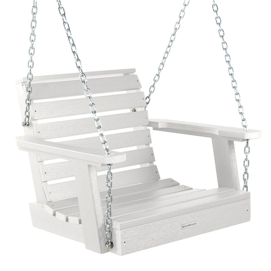 Weatherly Single Seat Swing BenchSwing Highwood USA White 