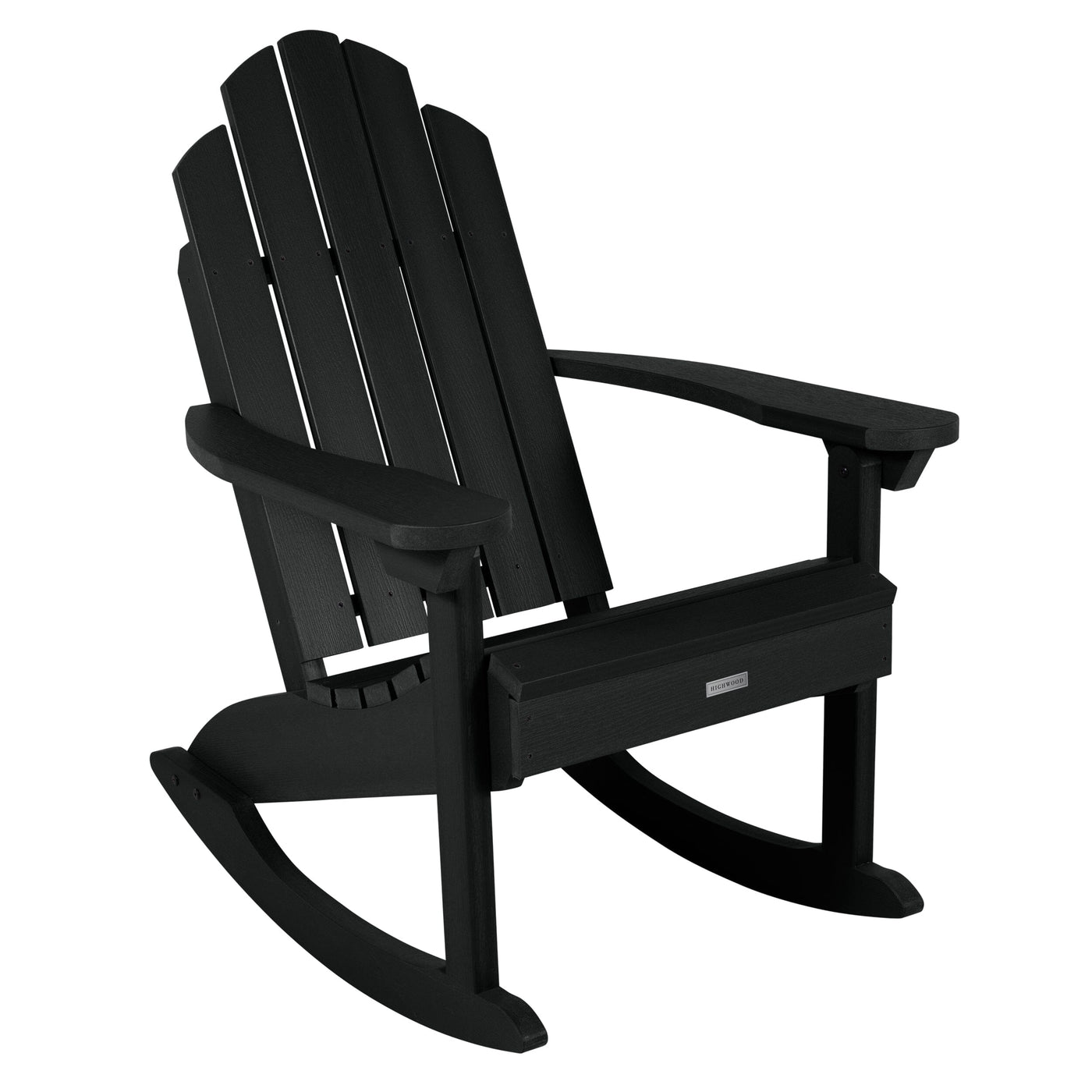 Classic Westport Adirondack Rocking Chair Adirondack Chairs Highwood USA Black 
