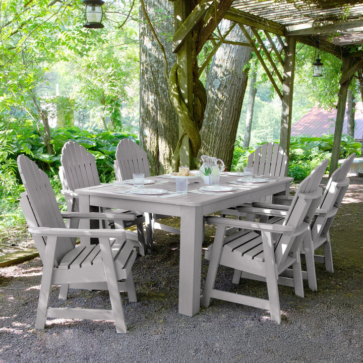 Hamilton 7pc Outdoor Dining Set 42in x 72in - Dining Height Dining Highwood USA 