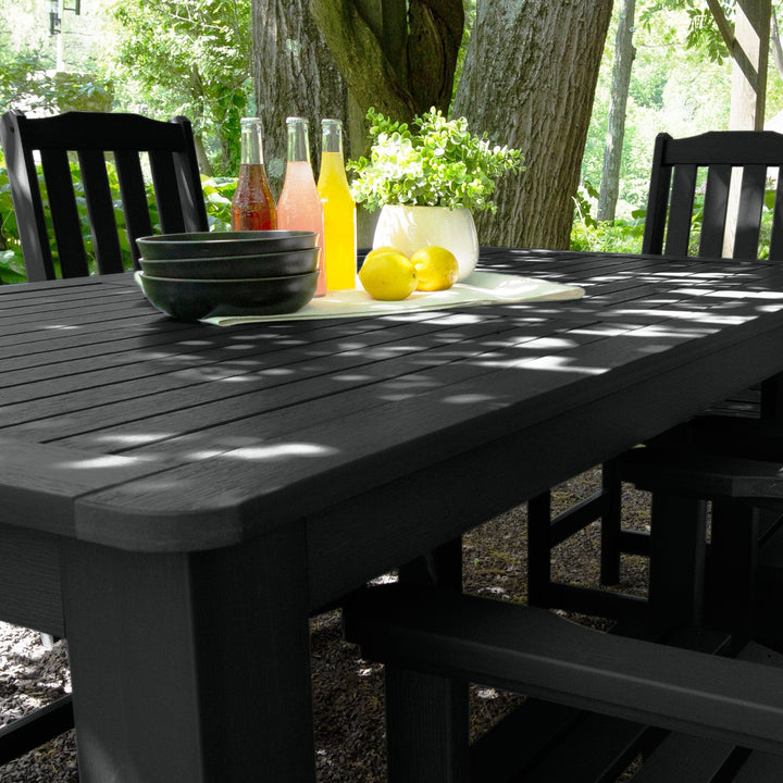 Lehigh 7pc Rectangular Outdoor Dining Set 42in x 72in - Counter Height Dining Highwood USA 