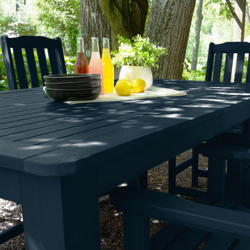 Lehigh 7pc Rectangular Outdoor Dining Set 42in x 72in - Counter Height Dining Highwood USA 