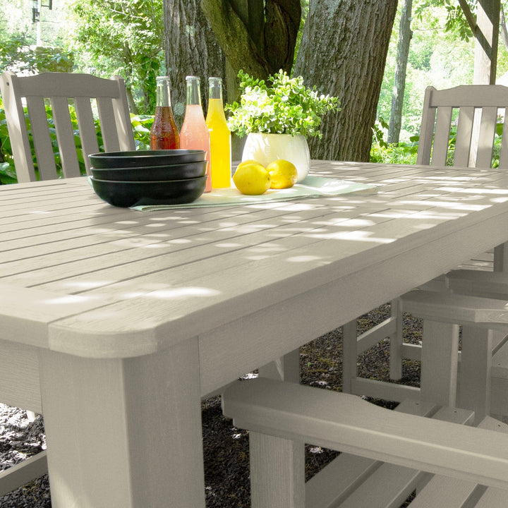 Lehigh 7pc Rectangular Outdoor Dining Set 42in x 72in - Counter Height Dining Highwood USA 