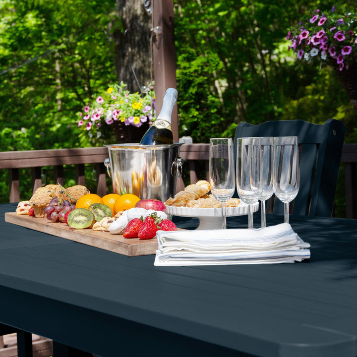 Lehigh 7pc Rectangular Outdoor Dining Set 42in x 84in - Counter Height Dining Highwood USA 