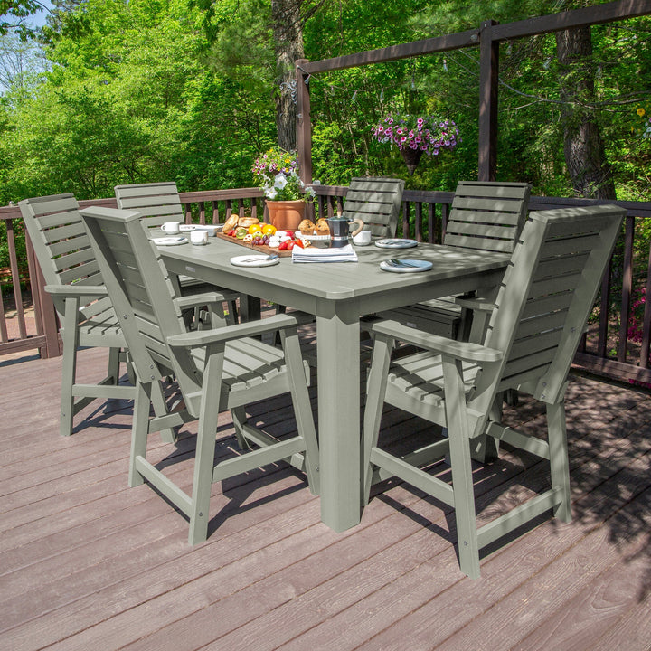 Weatherly 7pc Counter height Dining Set (42” x 84”) Dining Highwood USA 