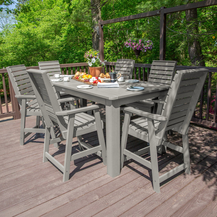 Weatherly 7pc Counter height Dining Set (42” x 84”) Dining Highwood USA 