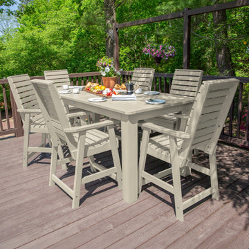 Weatherly 7pc Counter height Dining Set (42” x 84”) Dining Highwood USA 