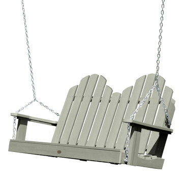 Classic Westport Porch Swing BenchSwing Highwood USA Eucalyptus 
