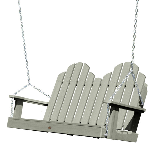 Classic Westport Porch Swing BenchSwing Highwood USA Eucalyptus 