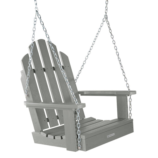 Classic Westport Single Seat Swing BenchSwing Highwood USA Coastal Teak 