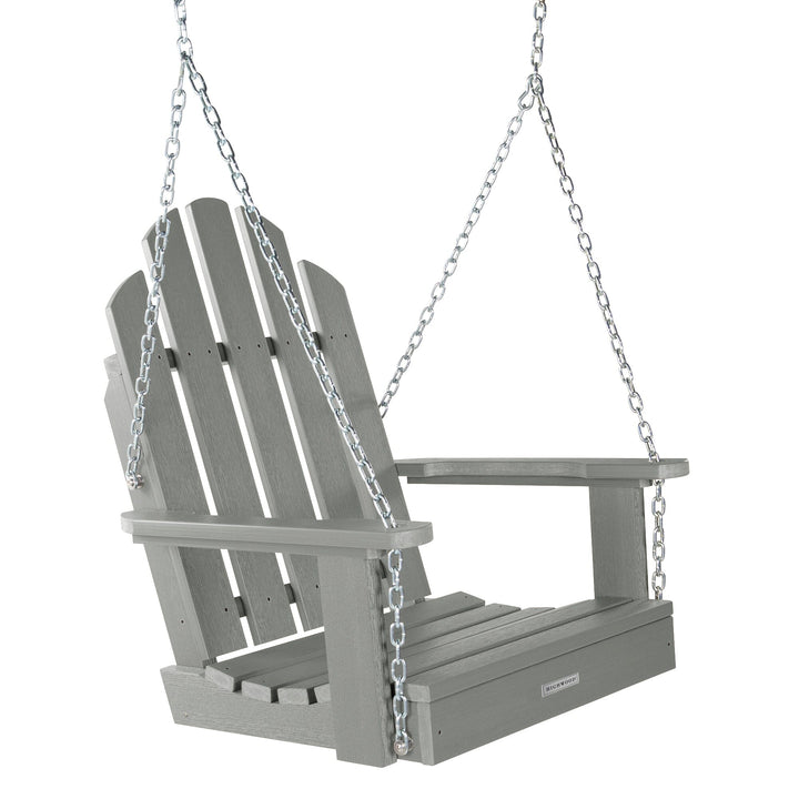 Classic Westport Single Seat Swing BenchSwing Highwood USA Coastal Teak 