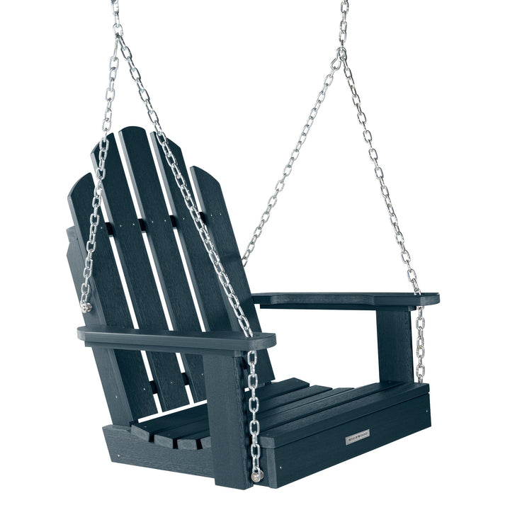 Classic Westport Single Seat Swing BenchSwing Highwood USA Federal Blue 