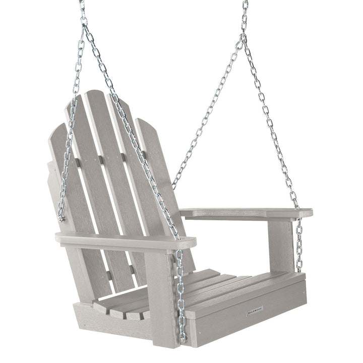 Classic Westport Single Seat Swing BenchSwing Highwood USA Harbor Gray 