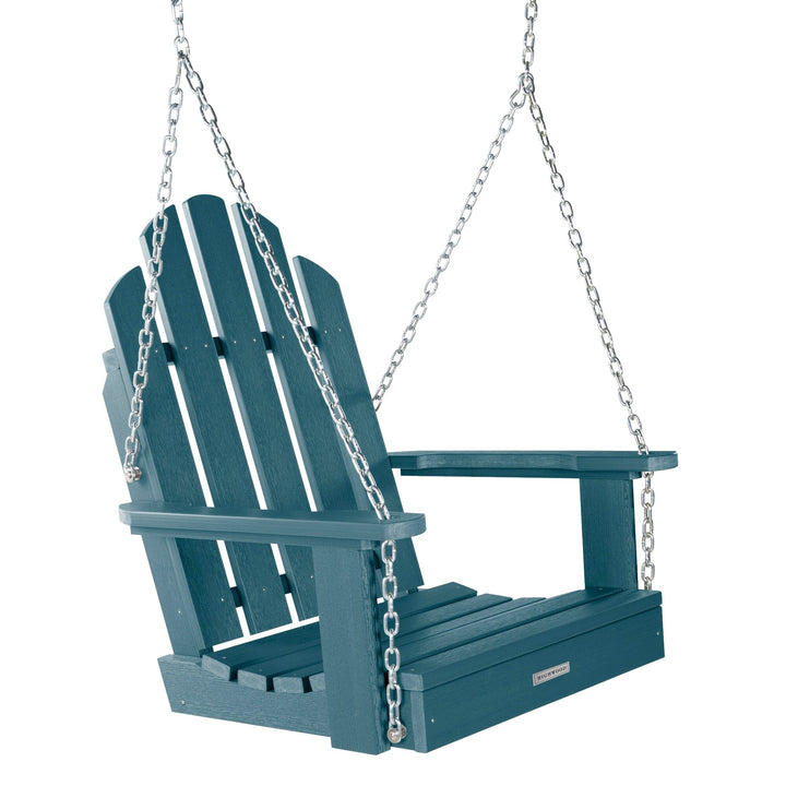 Classic Westport Single Seat Swing BenchSwing Highwood USA Nantucket Blue 