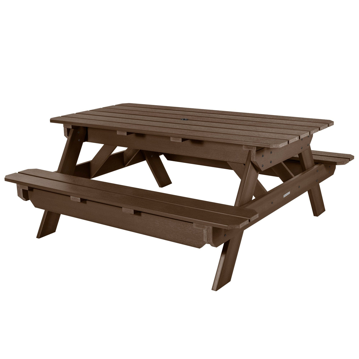 Hometown Picnic Table Dining Highwood USA Weathered Acorn 