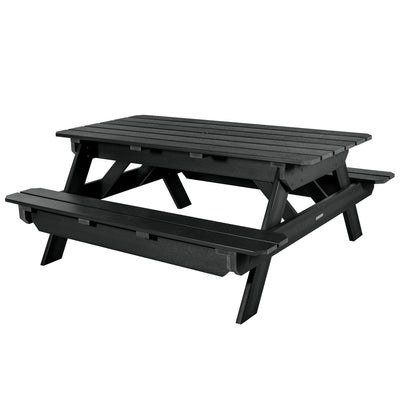 Hometown Picnic Table Dining Highwood USA Black 