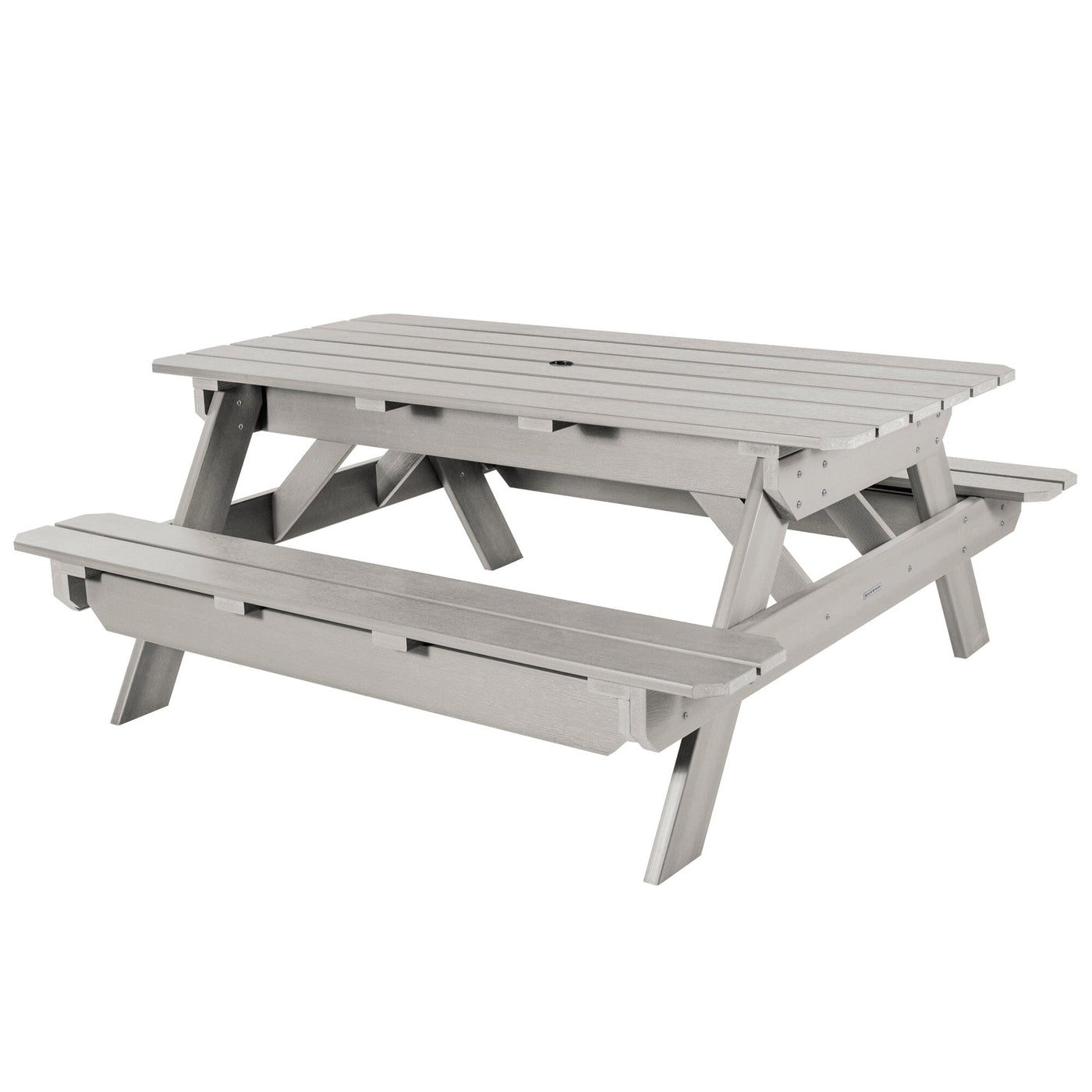 Hometown Picnic Table Dining Highwood USA Harbor Gray 