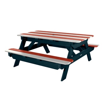 Hometown Picnic Table Dining Highwood USA Red/White/Blue 