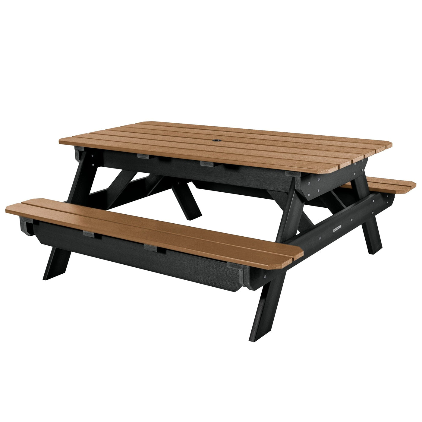 Hometown Picnic Table Dining Highwood USA Saddle 