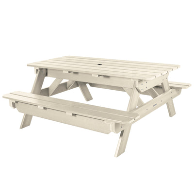 Hometown Picnic Table Dining Highwood USA Whitewash 