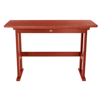 Refurbished Lehigh Counter Height Balcony Table Dining Highwood USA Rustic Red 