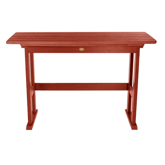 Refurbished Lehigh Counter Height Balcony Table Dining Highwood USA Rustic Red 