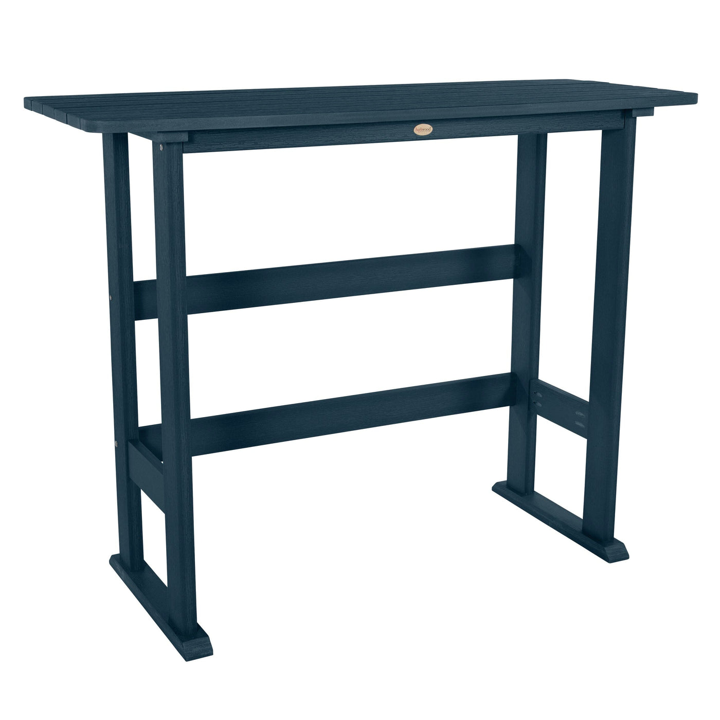 Lehigh Bar Height Balcony Table Balcony Table Highwood USA Federal Blue 