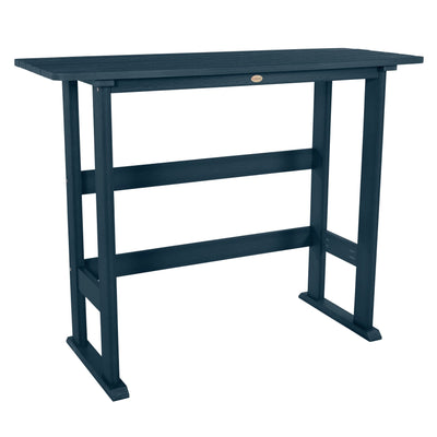 Lehigh Bar Height Balcony Table Balcony Table Highwood USA Federal Blue 